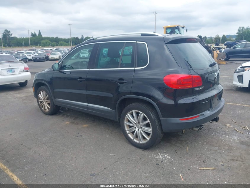 2013 Volkswagen Tiguan VIN WVGBV3AX0DW610969 IAAI salvage auction — NORMAL WEAR, Clear-Dealer Only (Oregon), sold $900 on 2026-07-09 (photo 3)