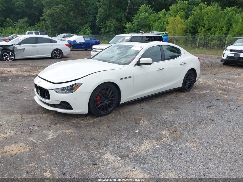 2014 Maserati Ghibli VIN ZAM57RTA0E1122123 IAAI salvage auction — REPOSSESSION, Nrc Lienholder Repossession Paperwork (Alabama), sold $1,550 on 2026-07-11 (photo 2)