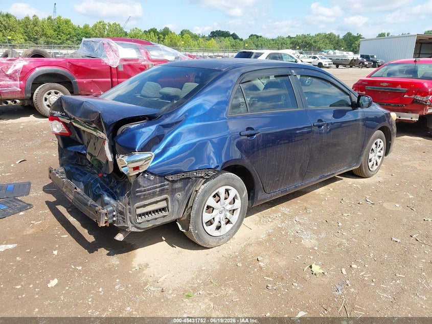 2011 Toyota Corolla VIN JTDBU4EE0BJ102789 IAAI salvage auction — REAR END, Clear (Tennessee), sold $225 on 2026-07-29 (photo 4)