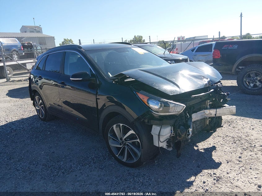 2019 Kia Niro VIN KNDCC3LC5K5253283 IAAI salvage auction — FRONT & REAR, Salvage (Ohio), sold $1,750 on 2026-07-14 (photo 1)