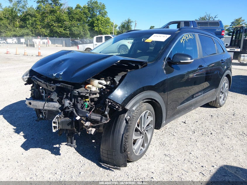 2019 Kia Niro VIN KNDCC3LC5K5253283 IAAI salvage auction — FRONT & REAR, Salvage (Ohio), sold $1,750 on 2026-07-14 (photo 2)