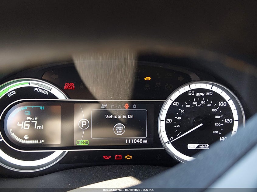 2019 Kia Niro VIN KNDCC3LC5K5253283 IAAI salvage auction — FRONT & REAR, Salvage (Ohio), sold $1,750 on 2026-07-14 (photo 7)