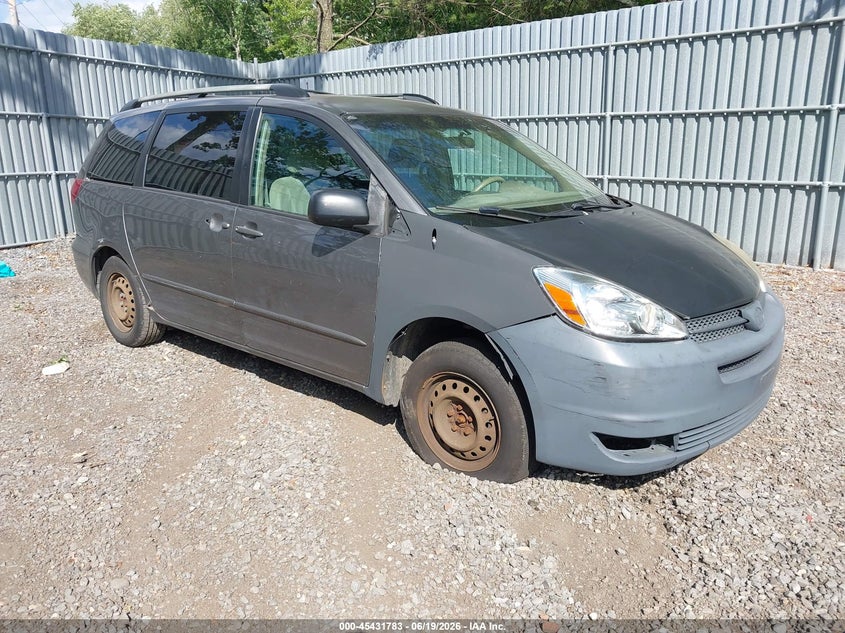 2005 Toyota Sienna VIN 5TDZA23C55S360486 IAAI salvage auction — SIDE, Clear (New Jersey), sold $625 on 2026-07-15 (photo 1)