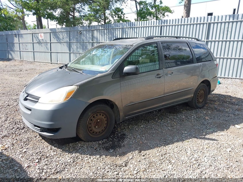 2005 Toyota Sienna VIN 5TDZA23C55S360486 IAAI salvage auction — SIDE, Clear (New Jersey), sold $625 on 2026-07-15 (photo 2)