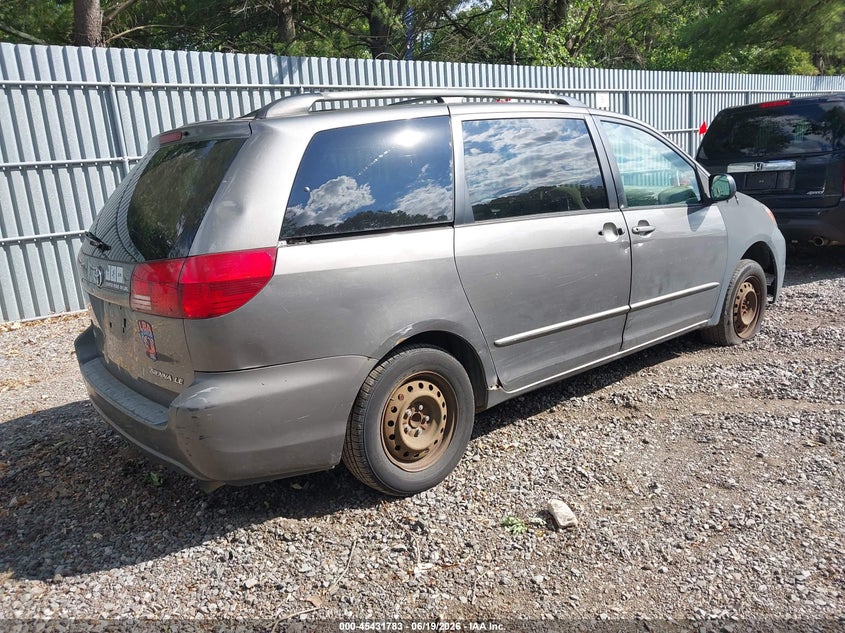 2005 Toyota Sienna VIN 5TDZA23C55S360486 IAAI salvage auction — SIDE, Clear (New Jersey), sold $625 on 2026-07-15 (photo 4)