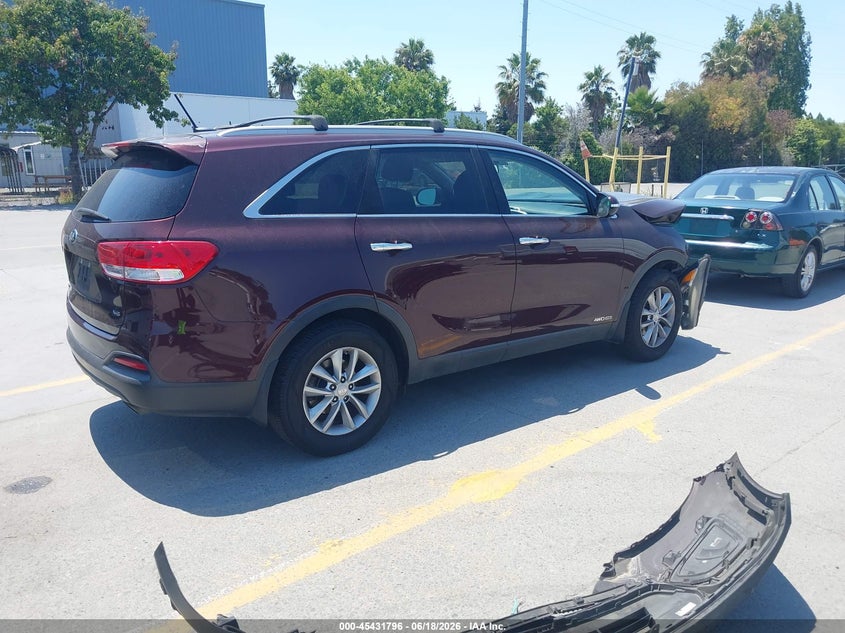 2018 Kia Sorento VIN 5XYPGDA51JG409826 IAAI salvage auction — FRONT END, Salvage (California), sold $750 on 2026-07-06 (photo 4)