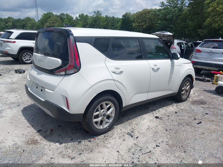 2025 Kia Soul VIN KNDJ23AU1S7949519 IAAI salvage auction — FRONT END, Salvage Title, sold $7,000 on 2026-08-02 (photo 4)