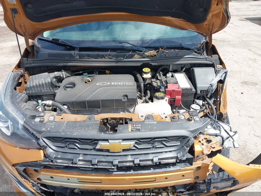 2019 Chevrolet Spark VIN KL8CD6SA2KC739553 IAAI salvage auction — FRONT END, Clear (Indiana), sold $1,700 on 2026-07-28 (photo 9)