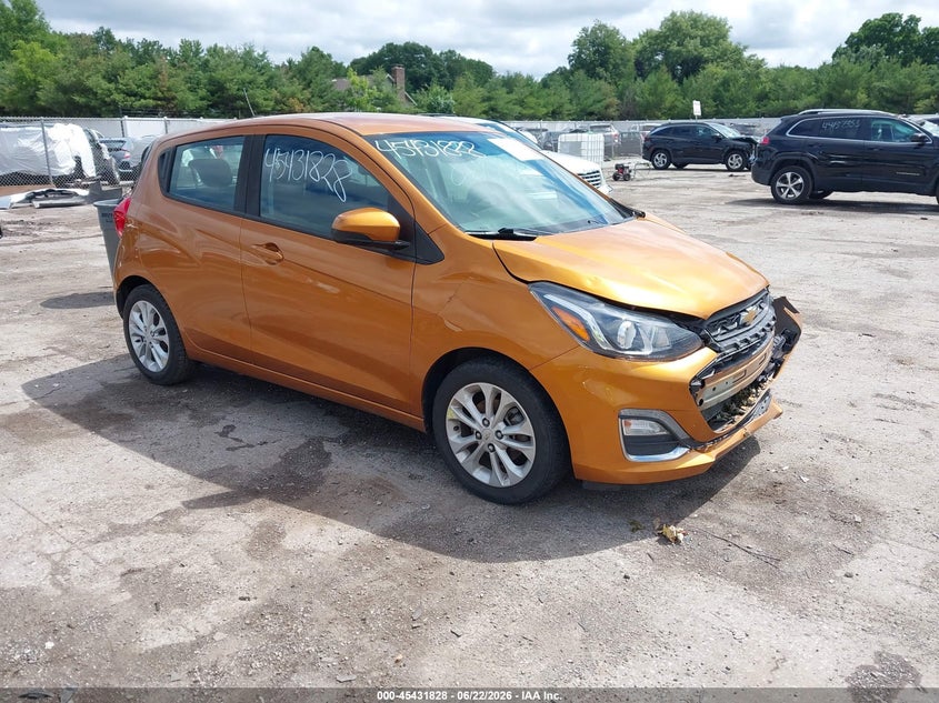 2019 Chevrolet Spark VIN KL8CD6SA2KC739553 IAAI salvage auction — FRONT END, Clear (Indiana), sold $1,700 on 2026-07-28 (photo 1)