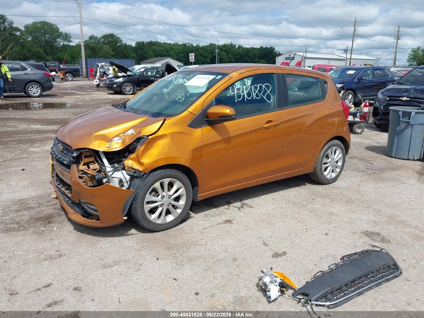 2019 Chevrolet Spark VIN KL8CD6SA2KC739553 IAAI salvage auction — FRONT END, Clear (Indiana), sold $1,700 on 2026-07-28 (photo 2)