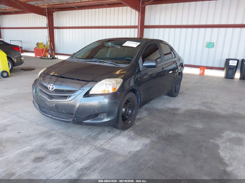 2007 Toyota Yaris VIN JTDBT923171037543 IAAI salvage auction — LEFT REAR, Salvage (California), sold $900 on 2026-07-28 (photo 2)