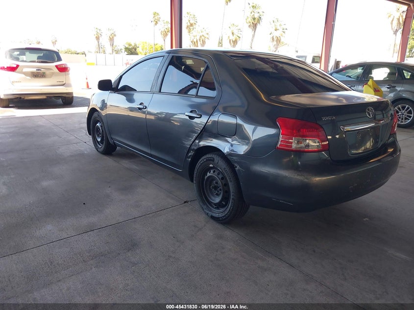 2007 Toyota Yaris VIN JTDBT923171037543 IAAI salvage auction — LEFT REAR, Salvage (California), sold $900 on 2026-07-28 (photo 3)