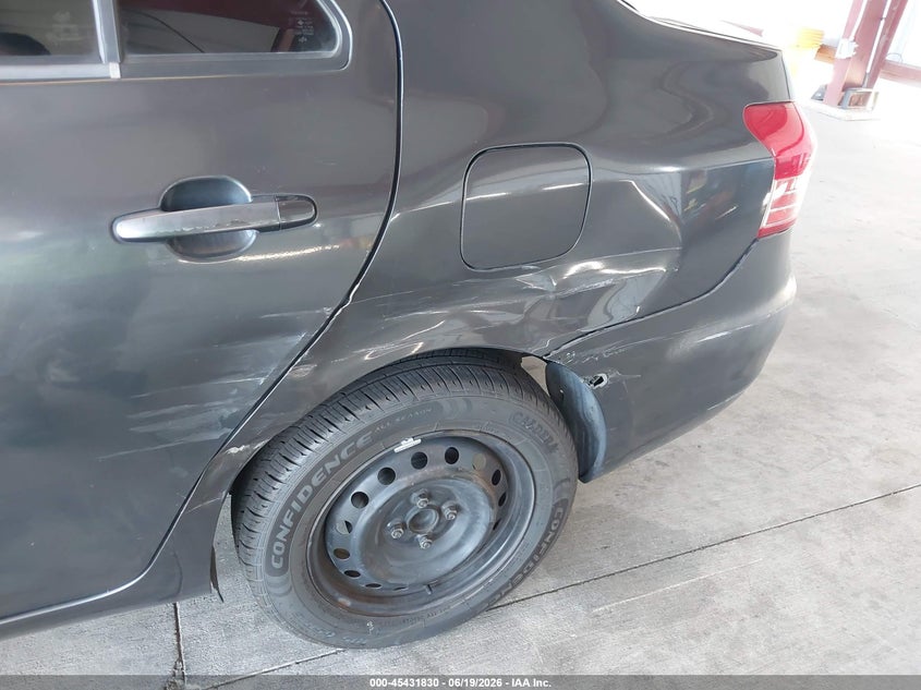 2007 Toyota Yaris VIN JTDBT923171037543 IAAI salvage auction — LEFT REAR, Salvage (California), sold $900 on 2026-07-28 (photo 6)