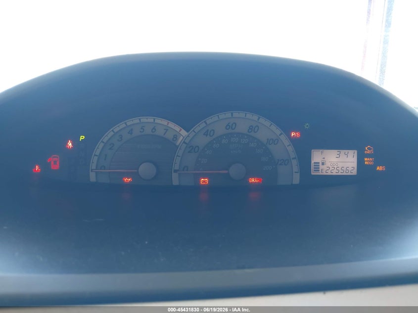 2007 Toyota Yaris VIN JTDBT923171037543 IAAI salvage auction — LEFT REAR, Salvage (California), sold $900 on 2026-07-28 (photo 7)