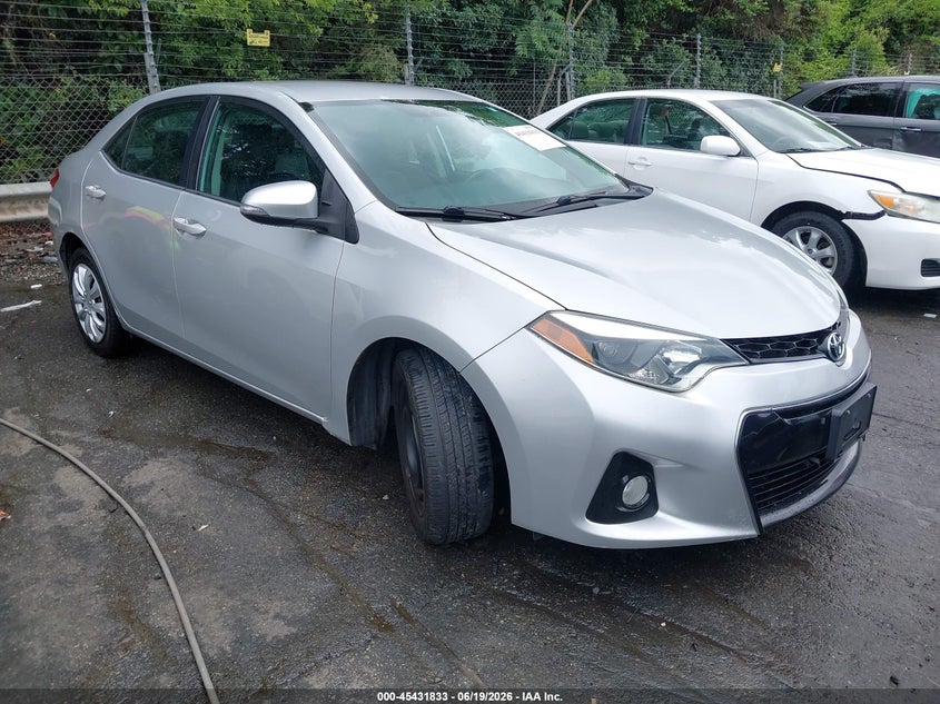 2015 Toyota Corolla VIN 5YFBURHE8FP241353 IAAI salvage auction — LEFT SIDE, Salvage (North Carolina), sold $3,550 on 2026-07-24 (photo 1)