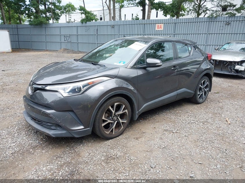 2018 Toyota C-hr VIN NMTKHMBX7JR030483 IAAI salvage auction — FRONT END, Salvage (New Jersey), sold $3,750 on 2026-07-29 (photo 2)