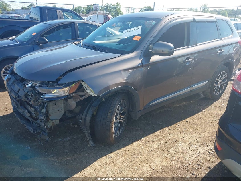 2016 Mitsubishi Outlander VIN JA4AR3AU7GZ050214 IAAI salvage auction — FRONT END, Salvage (Ohio), sold $600 on 2026-07-30 (photo 2)