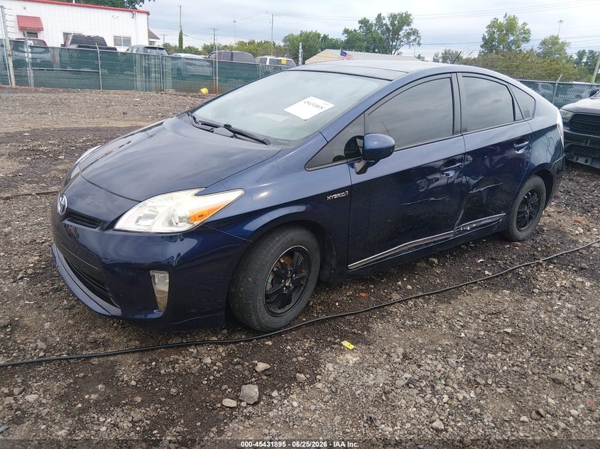 2013 Toyota Prius VIN JTDKN3DU1D1727317 IAAI salvage auction — LEFT SIDE, Salvage (Ohio), sold $725 on 2026-07-22 (photo 2)