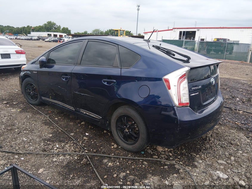 2013 Toyota Prius VIN JTDKN3DU1D1727317 IAAI salvage auction — LEFT SIDE, Salvage (Ohio), sold $725 on 2026-07-22 (photo 3)