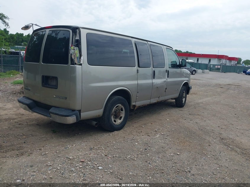 2003 Chevrolet Express 2500 VIN 1GAHG35U731229875 IAAI salvage auction — NORMAL WEAR, Clear (Maryland), sold $325 on 2026-07-09 (photo 4)
