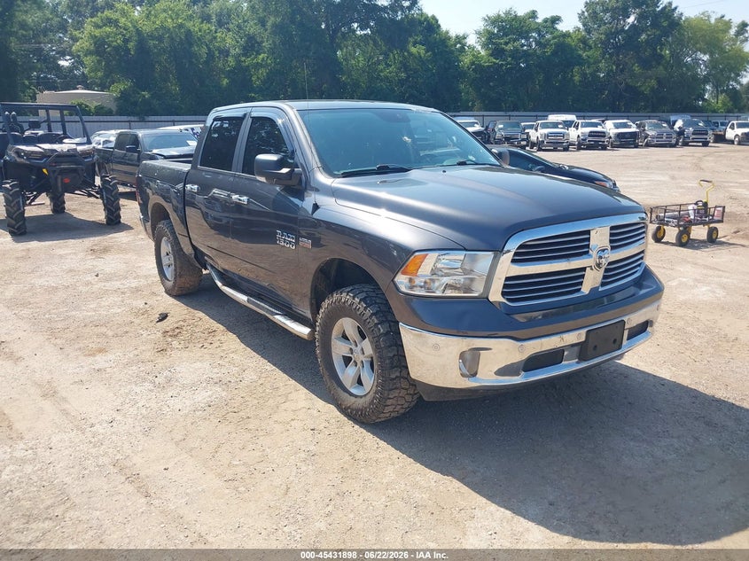 2017 Ram 1500 VIN 1C6RR7LTXHS627498 IAAI salvage auction — LEFT & RIGHT, Original (Texas), sold $6,650 on 2026-09-04 (photo 1)