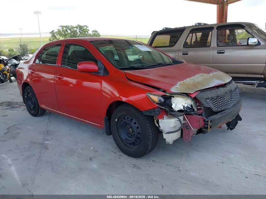 2009 Toyota Corolla VIN JTDBL40E09J017486 IAAI salvage auction — NORMAL WEAR, Clear (Florida), sold $1,350 on 2026-07-07 (photo 1)