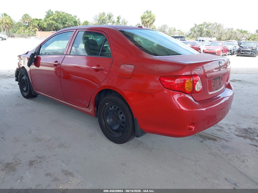 2009 Toyota Corolla VIN JTDBL40E09J017486 IAAI salvage auction — NORMAL WEAR, Clear (Florida), sold $1,350 on 2026-07-07 (photo 3)