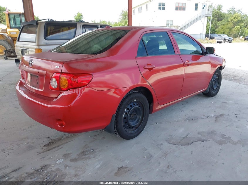 2009 Toyota Corolla VIN JTDBL40E09J017486 IAAI salvage auction — NORMAL WEAR, Clear (Florida), sold $1,350 on 2026-07-07 (photo 4)