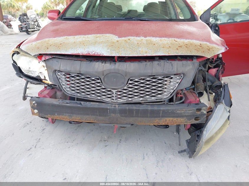 2009 Toyota Corolla VIN JTDBL40E09J017486 IAAI salvage auction — NORMAL WEAR, Clear (Florida), sold $1,350 on 2026-07-07 (photo 6)
