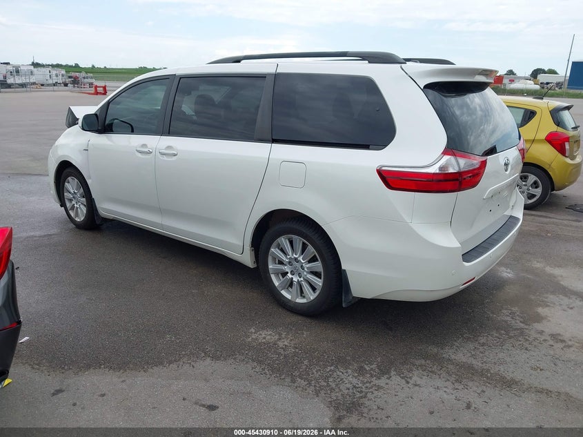 2017 Toyota Sienna VIN 5TDDZ3DC0HS167643 IAAI salvage auction — FRONT END, Clear (Wyoming), sold $6,400 on 2026-07-30 (photo 3)