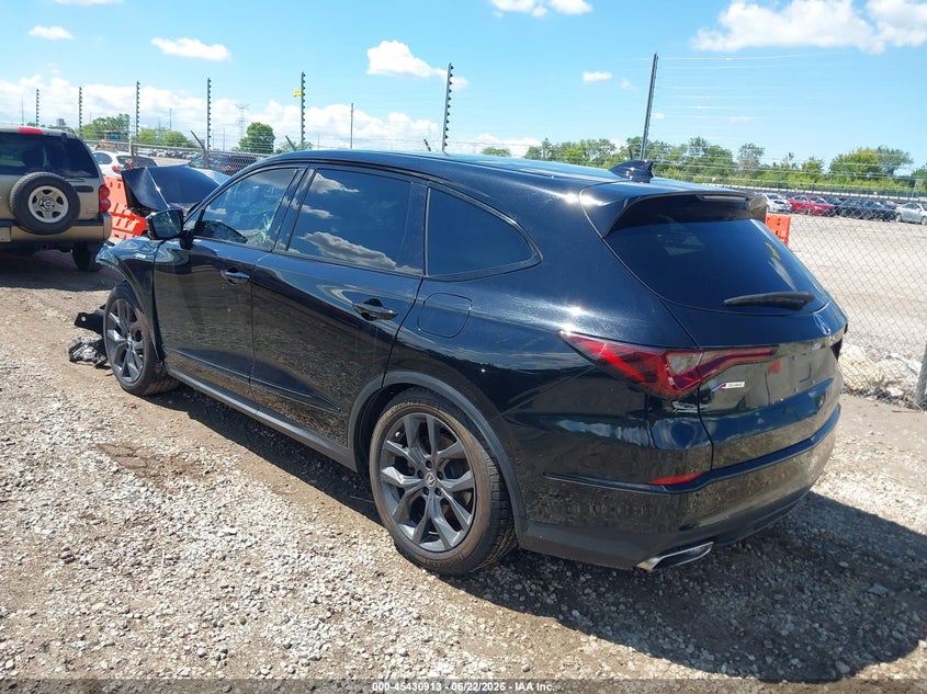 2022 Acura Mdx VIN 5J8YE1H05NL010450 IAAI salvage auction — LEFT FRONT, Salvage (Illinois), sold $7,100 on 2026-09-02 (photo 3)