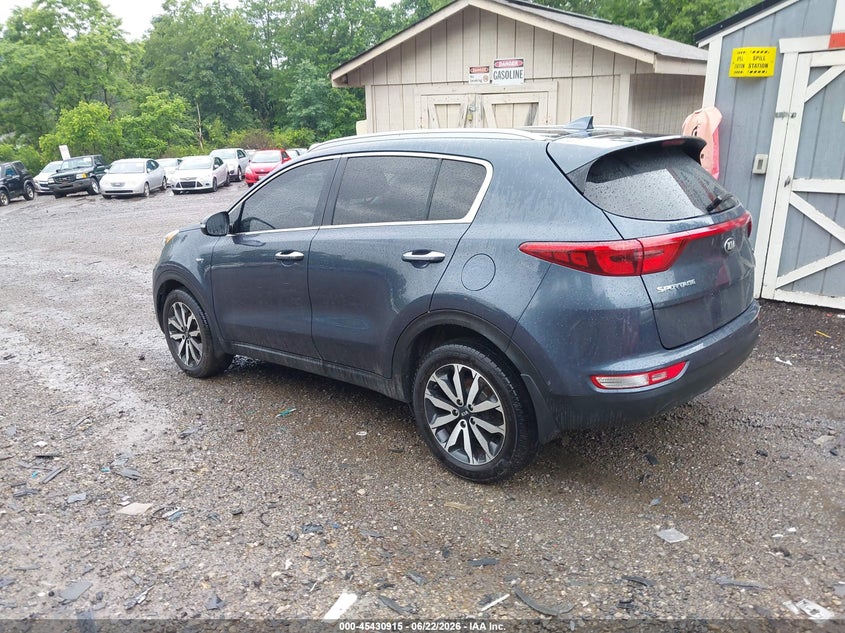 2019 Kia Sportage VIN KNDPNCAC1K7589726 IAAI salvage auction — NORMAL WEAR, Clear (Pennsylvania), sold $2,750 on 2026-07-21 (photo 3)