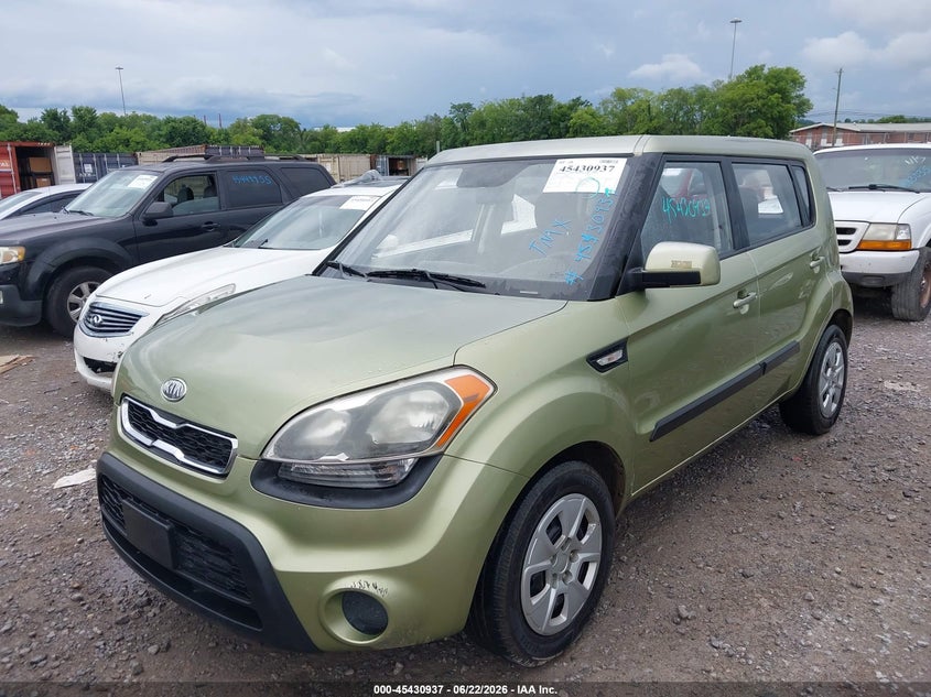 2012 Kia Soul VIN KNDJT2A57C7390530 IAAI salvage auction — NORMAL WEAR, Clear (Tennessee), sold $25 on 2026-07-16 (photo 6)