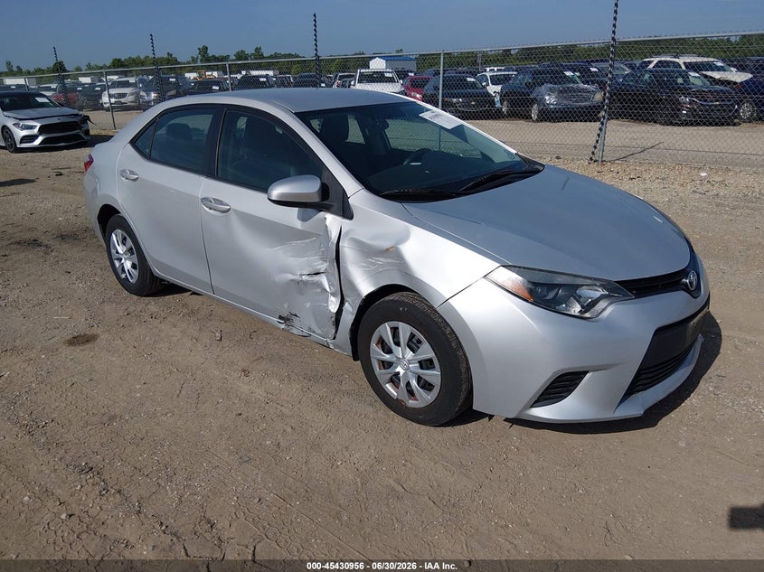 2014 Toyota Corolla VIN 5YFBURHE6EP035026 IAAI salvage auction — NORMAL WEAR, Clear (Illinois), sold $4,525 on 2026-07-29 (photo 1)