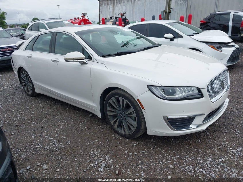 2019 Lincoln Mkz VIN 3LN6L5MU4KR601891 IAAI salvage auction — REAR END, Salvage (Tennessee), sold $8,325 on 2026-07-16 (photo 1)