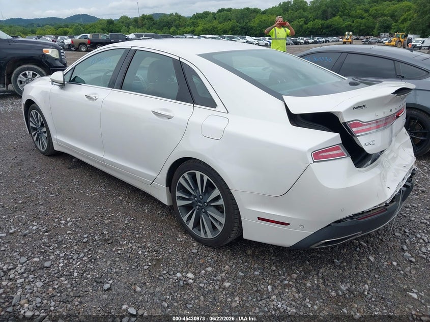 2019 Lincoln Mkz VIN 3LN6L5MU4KR601891 IAAI salvage auction — REAR END, Salvage (Tennessee), sold $8,325 on 2026-07-16 (photo 3)