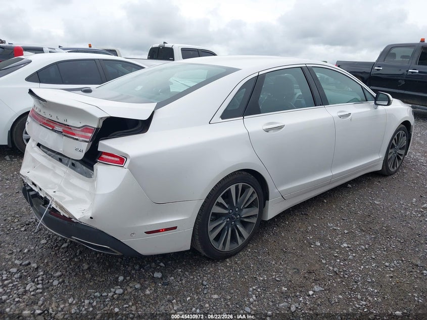 2019 Lincoln Mkz VIN 3LN6L5MU4KR601891 IAAI salvage auction — REAR END, Salvage (Tennessee), sold $8,325 on 2026-07-16 (photo 4)
