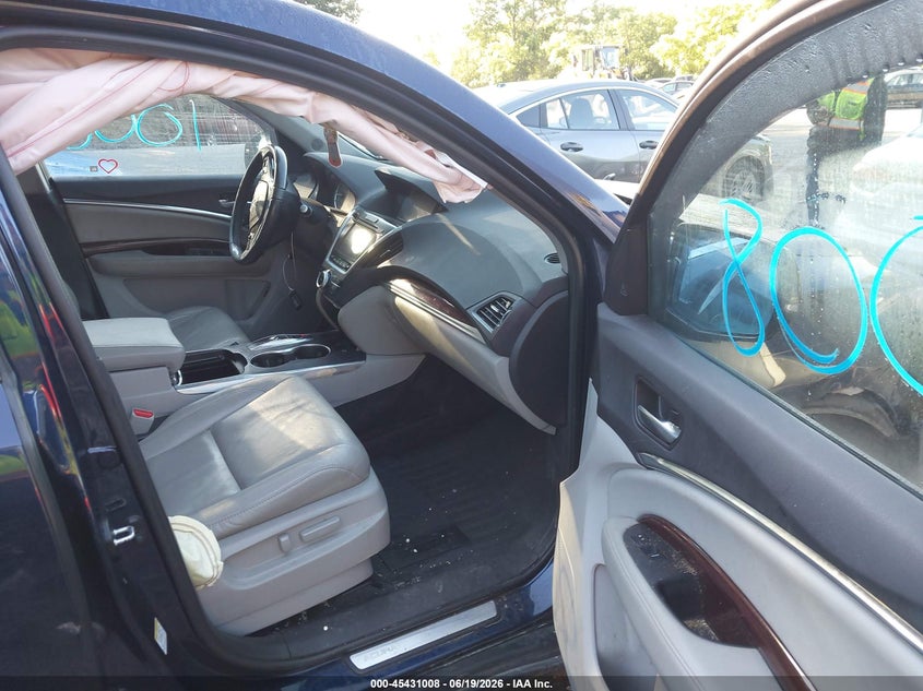 2016 Acura Mdx VIN 5FRYD4H42GB034361 IAAI salvage auction — FRONT & REAR, Salvage Title, sold $2,200 on 2026-07-31 (photo 5)