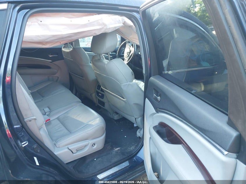 2016 Acura Mdx VIN 5FRYD4H42GB034361 IAAI salvage auction — FRONT & REAR, Salvage Title, sold $2,200 on 2026-07-31 (photo 8)