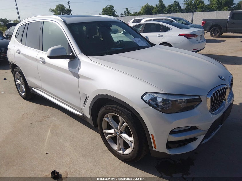 2019 BMW X3 VIN 5UXTR7C54KLF35547 IAAI salvage auction — REAR END, Original (Texas), sold $6,100 on 2026-07-31 (photo 1)