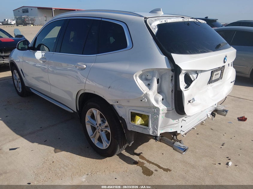 2019 BMW X3 VIN 5UXTR7C54KLF35547 IAAI salvage auction — REAR END, Original (Texas), sold $6,100 on 2026-07-31 (photo 3)