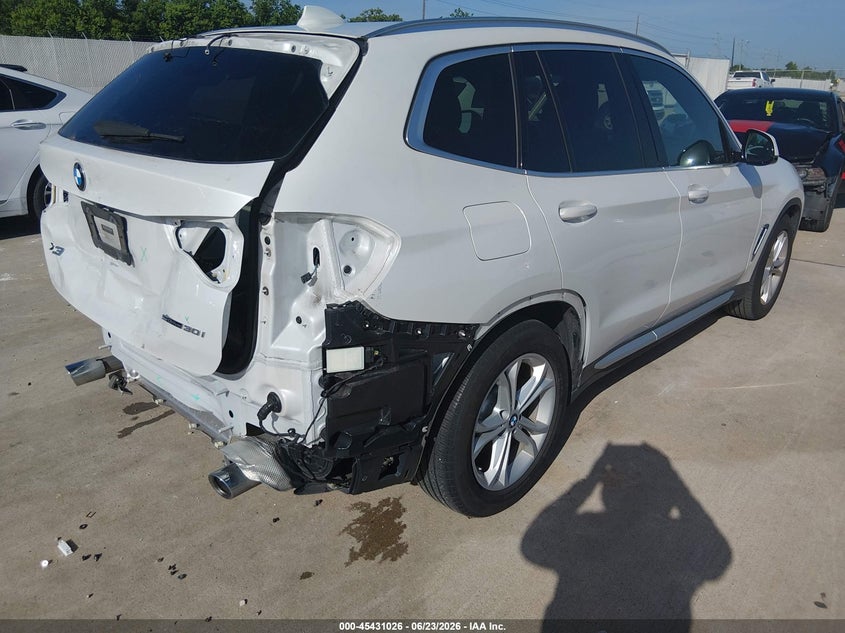 2019 BMW X3 VIN 5UXTR7C54KLF35547 IAAI salvage auction — REAR END, Original (Texas), sold $6,100 on 2026-07-31 (photo 4)