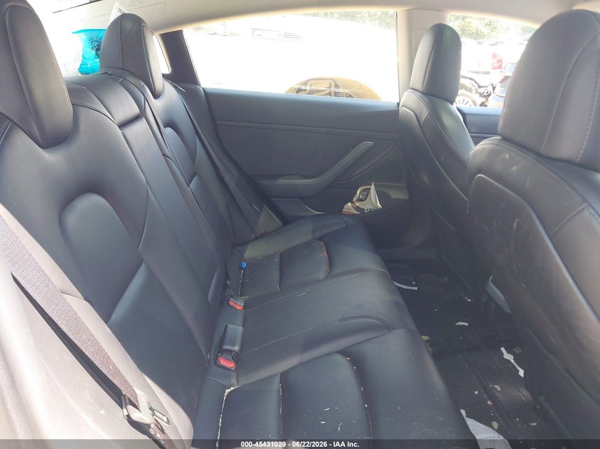 2020 Tesla Model 3 VIN 5YJ3E1EB4LF801521 IAAI salvage auction — RIGHT FRONT, Salvage Title, sold $75 on 2026-07-30 (photo 8)