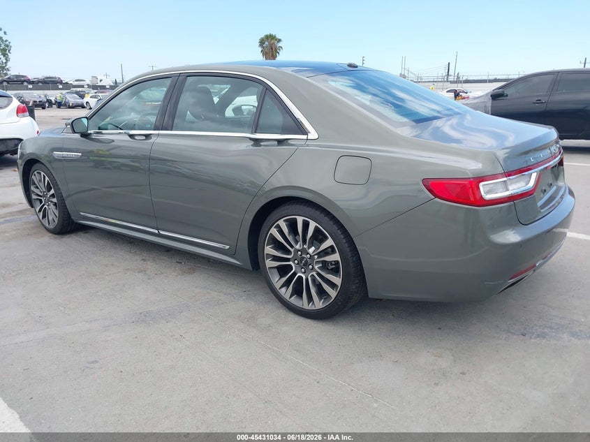 2017 Lincoln Continental VIN 1LN6L9TK8H5607003 IAAI salvage auction — FRONT END, Salvage Title, sold $25 on 2026-07-25 (photo 3)