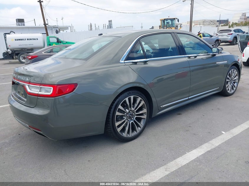 2017 Lincoln Continental VIN 1LN6L9TK8H5607003 IAAI salvage auction — FRONT END, Salvage Title, sold $25 on 2026-07-25 (photo 4)