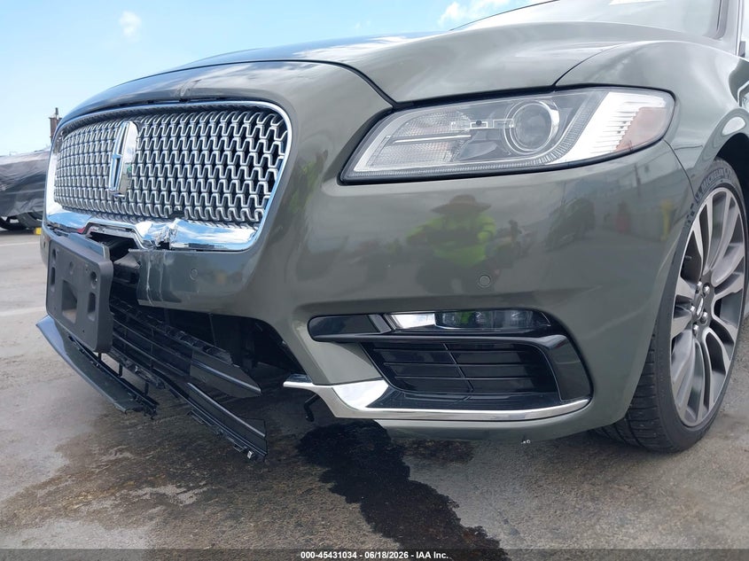 2017 Lincoln Continental VIN 1LN6L9TK8H5607003 IAAI salvage auction — FRONT END, Salvage Title, sold $25 on 2026-07-25 (photo 6)