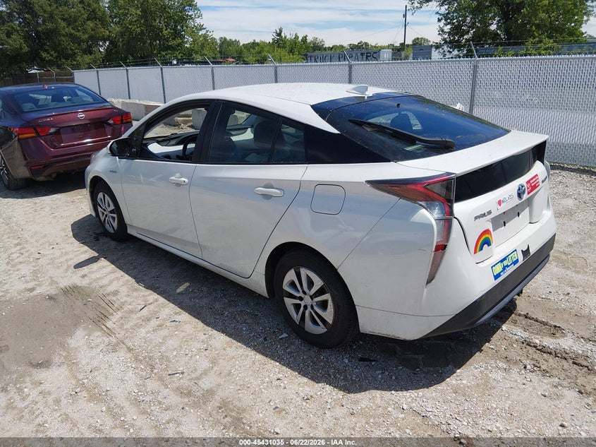 2017 Toyota Prius VIN JTDKARFU8H3536001 IAAI salvage auction — NO DAMAGE, Salvage (Illinois), sold $5,100 on 2026-07-21 (photo 3)