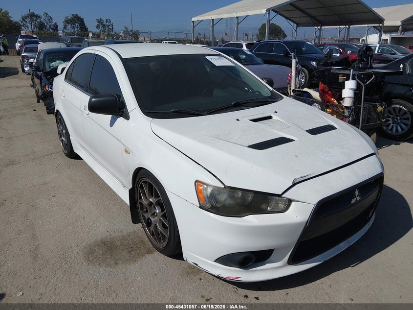 2010 Mitsubishi Lancer VIN JA32V6FVXAU022094 IAAI salvage auction — NORMAL WEAR, Clear - Dealer Only (California), sold $1,825 on 2026-07-15 (photo 1)