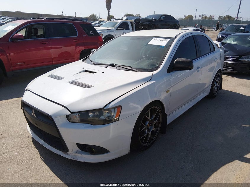 2010 Mitsubishi Lancer VIN JA32V6FVXAU022094 IAAI salvage auction — NORMAL WEAR, Clear - Dealer Only (California), sold $1,825 on 2026-07-15 (photo 2)