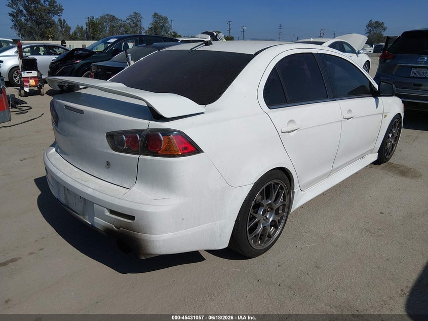 2010 Mitsubishi Lancer VIN JA32V6FVXAU022094 IAAI salvage auction — NORMAL WEAR, Clear - Dealer Only (California), sold $1,825 on 2026-07-15 (photo 4)